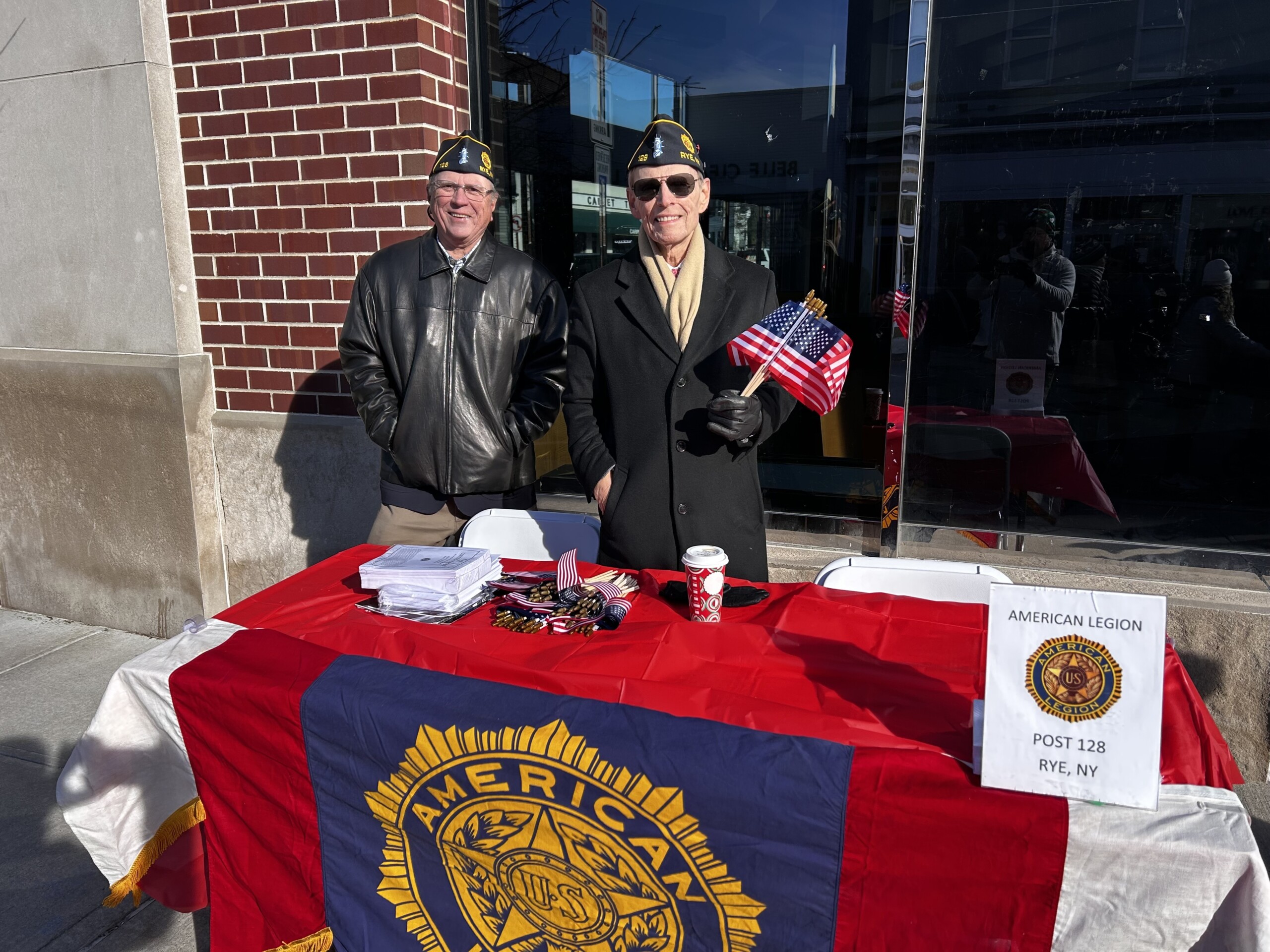 (PHOTO: American Legion Post 128 was represented at Mistletoe Magic on December 1, 2024.)