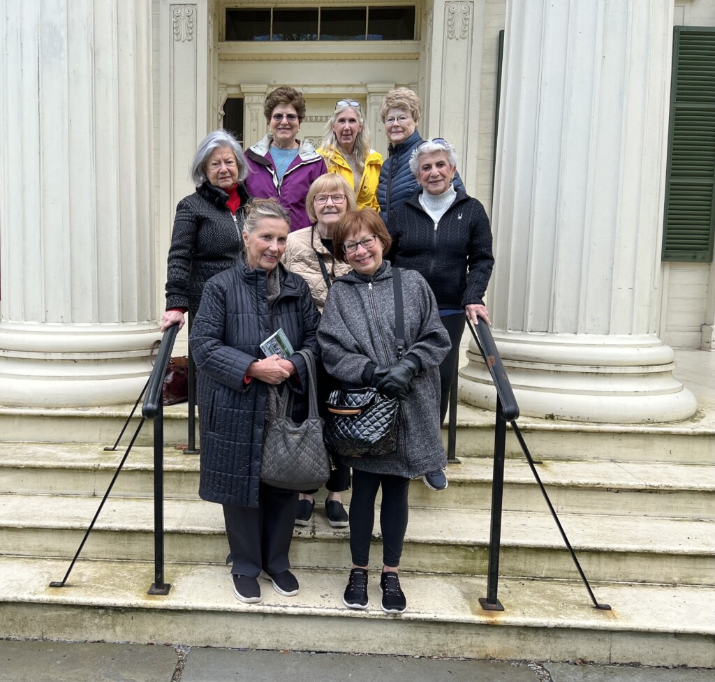 (PHOTO: Members of The Woman's Club of Rye during a visit to the The Jay Heritage Center. Contributed.)