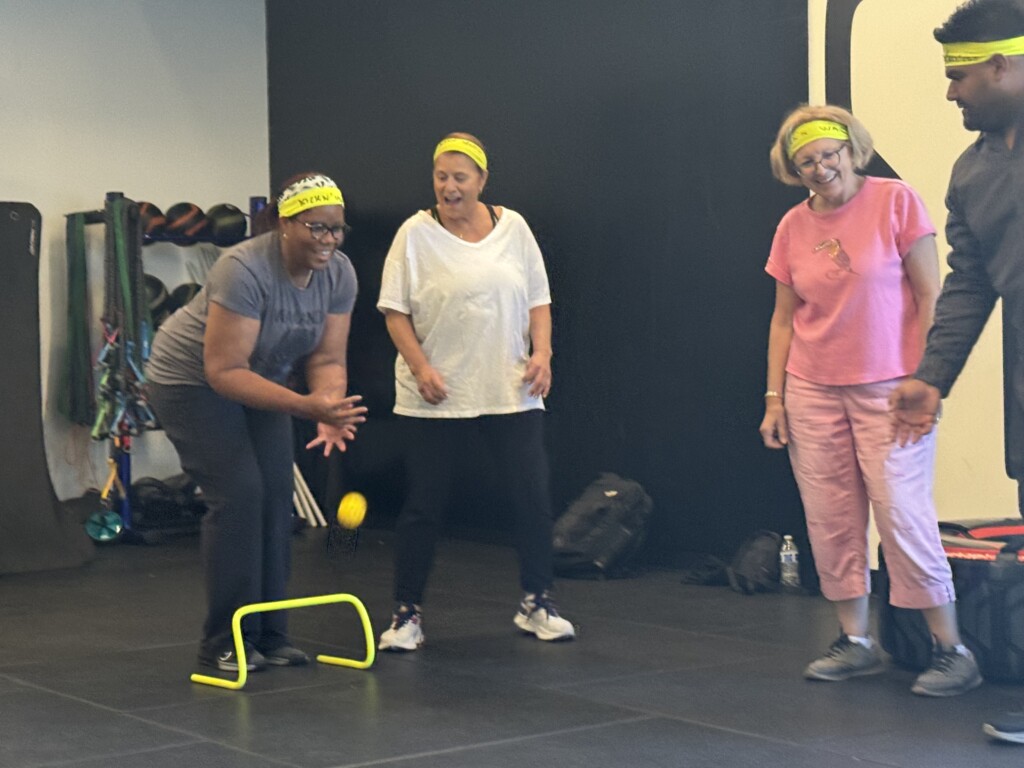 (PHOTO: Alumni from The Rye YMCA's free LIVESTRONG at their program to help cancer survivors reclaim their health. Contributed.)