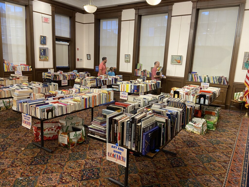 (PHOTO: The Rye Free Reading Room's annual book sale, 2024. Contributed.)