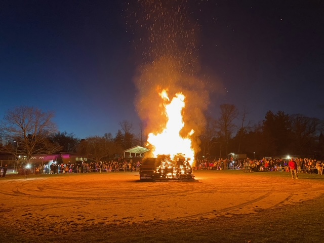 (PHOTO: Rye Recreation's 39th Annual Holiday Bonfire on Sunday, December 8, 2024 was a fiery success. Contributed.)