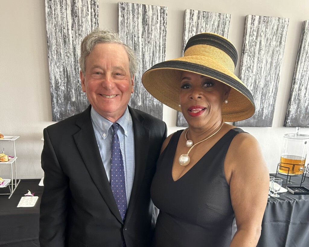 (PHOTO: Rye resident and State Assemblyman Steve Otis with HOPE Community Services Executive Director Sylvia Hamer. Contributed.)