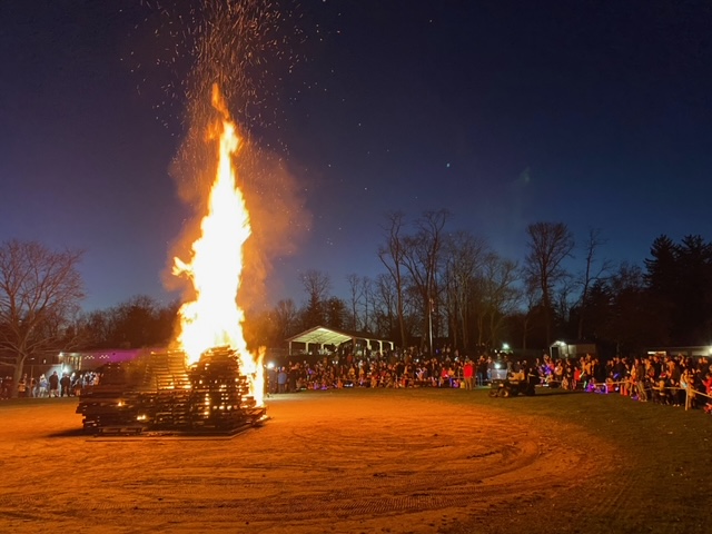 (PHOTO: Rye Recreation's 39th Annual Holiday Bonfire on Sunday, December 8, 2024 was a fiery success. Contributed.)