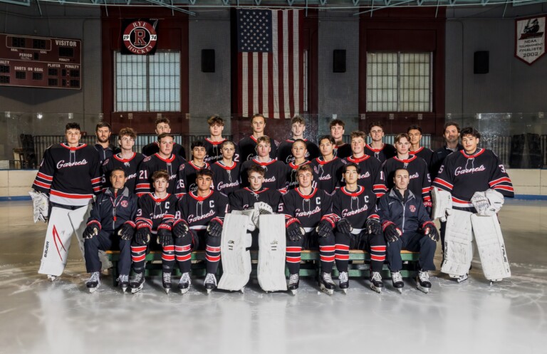 (PHOTO: The 2024-25 Rye Varsity Hockey Team.)