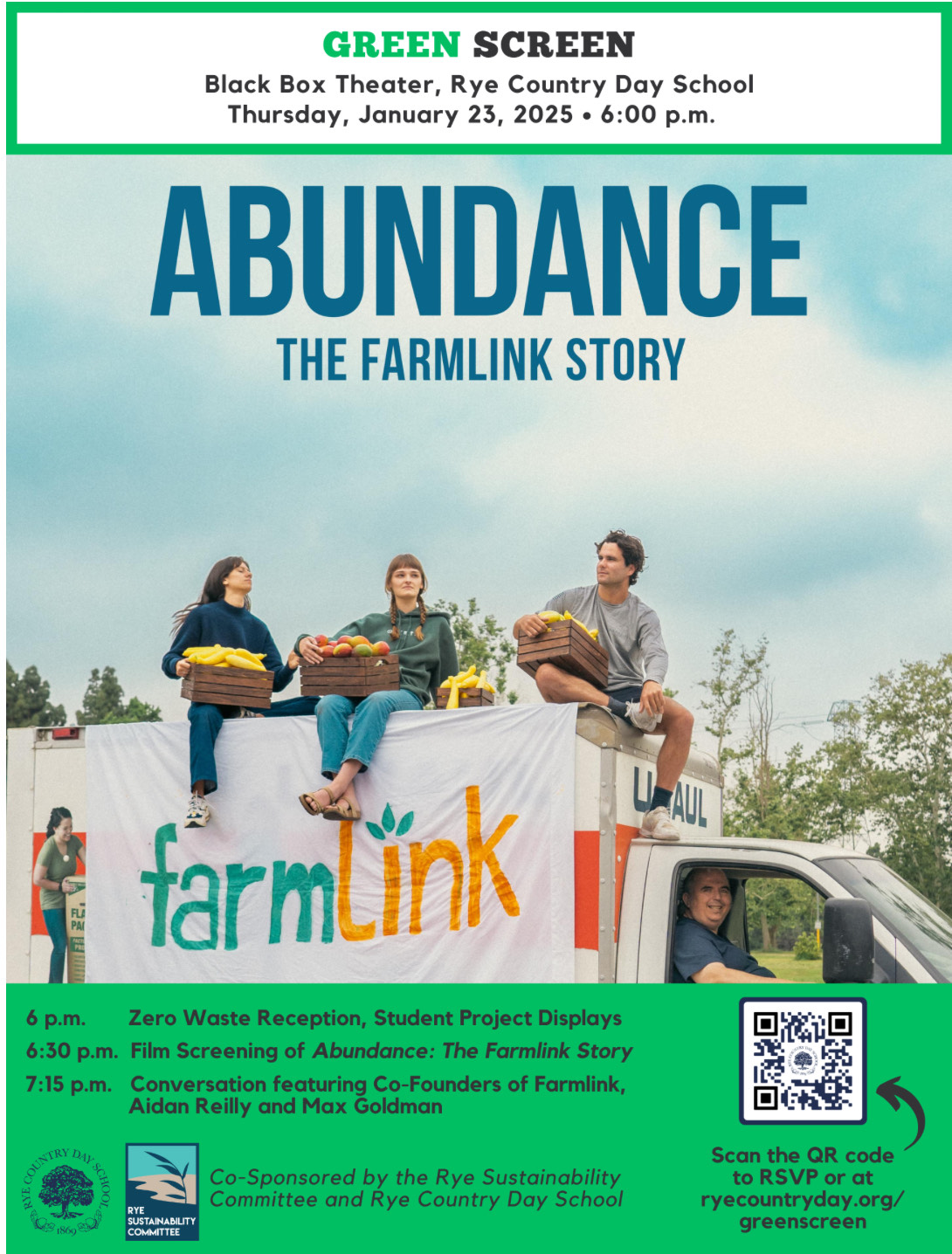 2025 Annual Green Screen Movie & Discussion: Abundance, The Farmlink Story