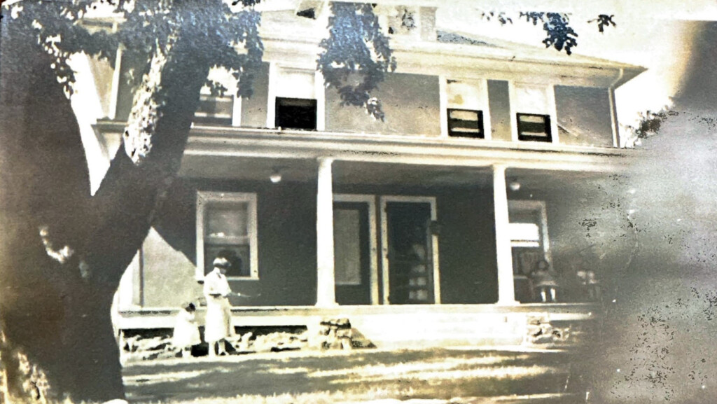 (PHOTO: 219 Central Avenue from an undated family photo. Contributed.)
