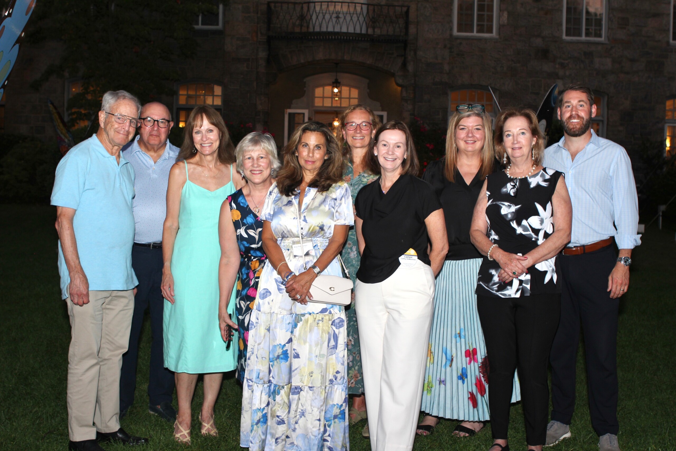 (PHOTO: The Rotary Club of Rye partners with the Rye Arts Center to host Rye’s Above, a fundraiser to support the arts in the community. From left to right: Bob Praid, Bob Manheimer, Cathy Garr, Lora Archer, Rita Tino, Sabrina Murphy, Cathy DeMartino, Michele Thomas, Kathy Carley-Spanier, Richard Flahive. Contributed.)