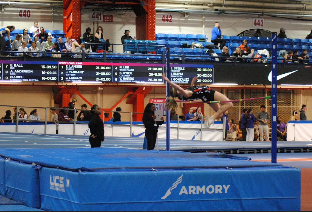 (PHOTO: Ball competing in a high jump event during the 2024-25 season. Contributed)
