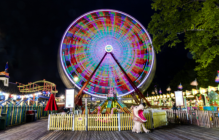 (PHOTO: The rides of Playland. The beloved amusement park hosts more than 40 rides. By JoAnn Cancro.)