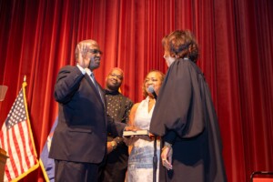 (PHOTO: Kenneth W. Jenkins was officially sworn in as County Executive on Sunday, March 30, 2025 at a ceremony at Westchester Community College. Jenkins makes history as the first black County Executive in Westchester. Contributed.)