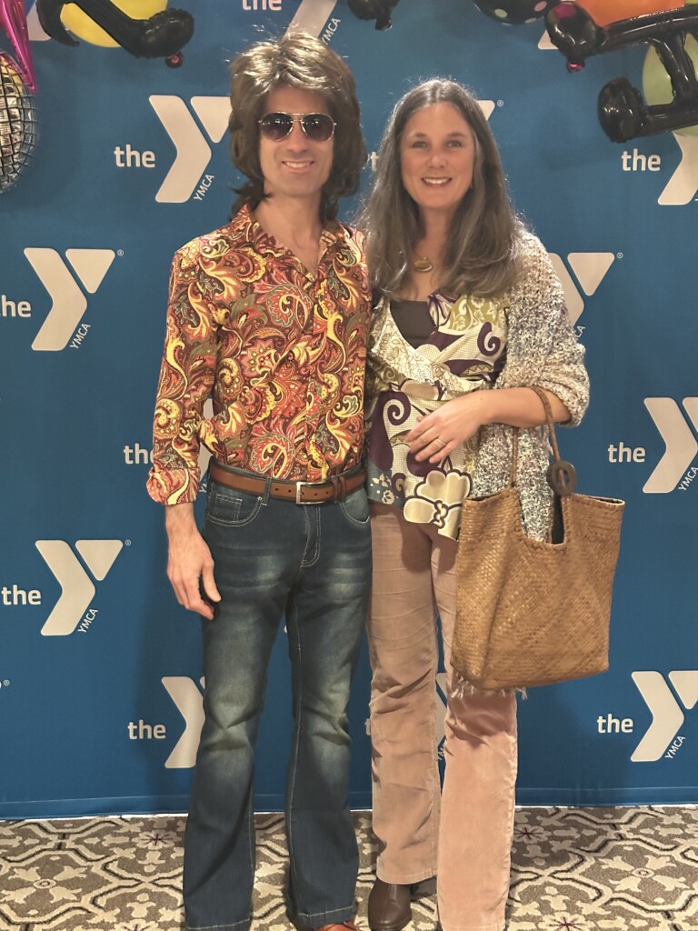 (PHOTO: At the Rye YMCA’s Dancing Through the Decades fundraiser on Friday, February 28, 2025 Rich and Alison Relyea. Contributed.)