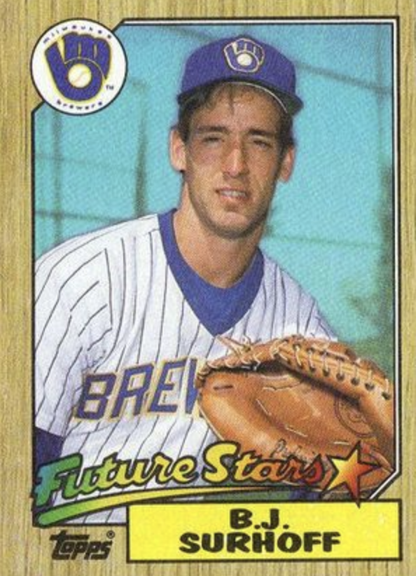 (PHOTO: B.J. Surhoff Topps Card)