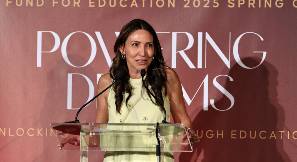 (PHOTO: Rye Fund for Education's annual gala on April 3, 2025 raised over $530,000. RFE President Ronda Gilroy. Contributed.) 