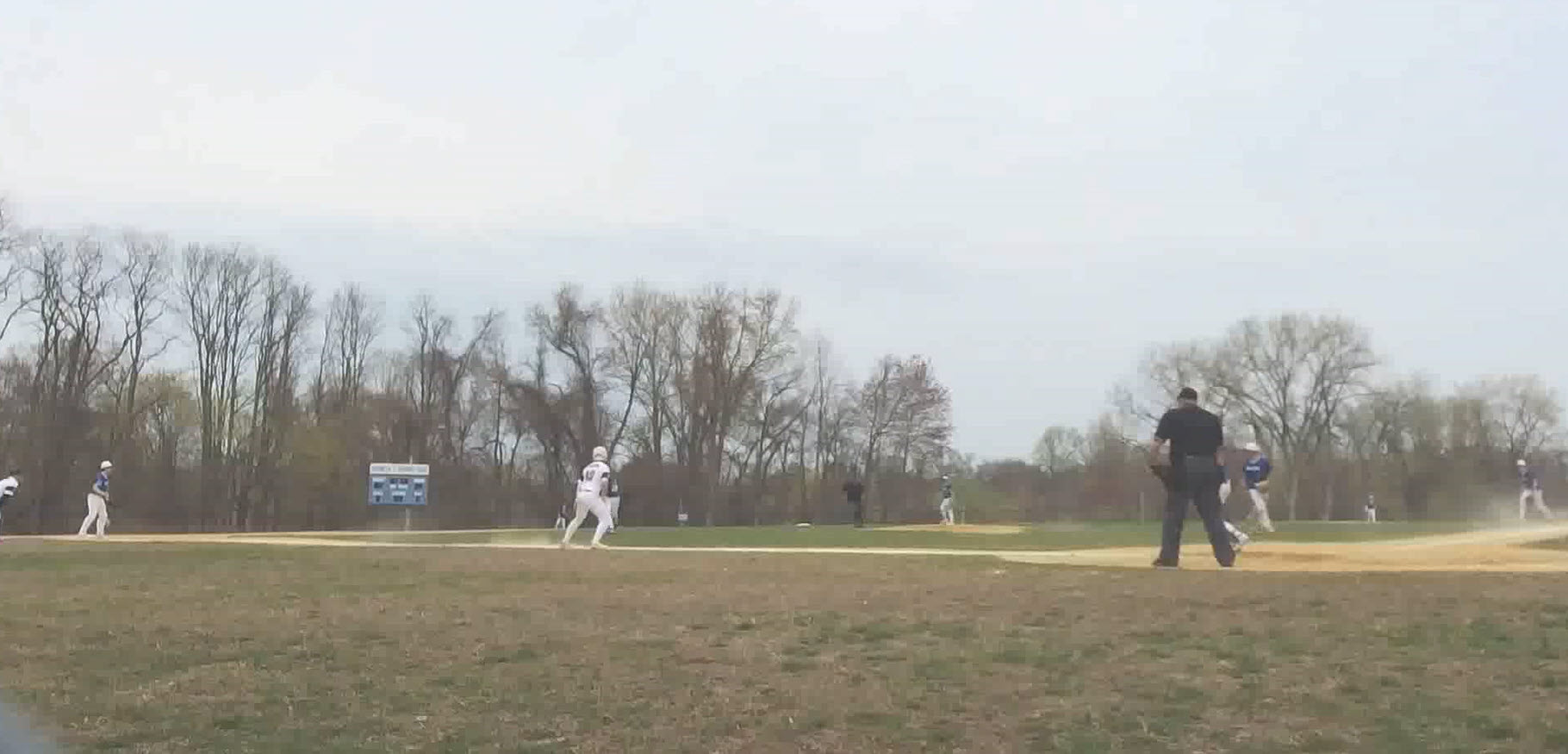 (PHOTO: Rye Boys Baseball at Hendrick Hudson on April 19, 2025. Credit: GameChanger.)