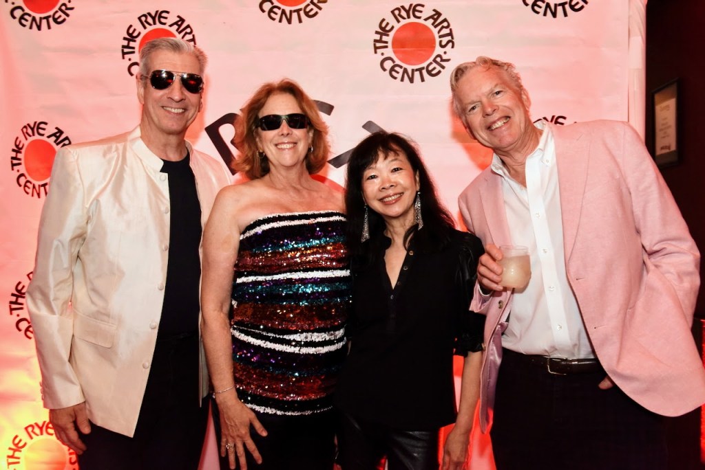 (PHOTO: The Rye Arts Center’s annual benefit Studio 51 on May 15, 2025, raised a record $320,000. Bill & Judith Passannante and Bob & Wonda Clyatt. Contributed. Credit: Leslye Smith.)