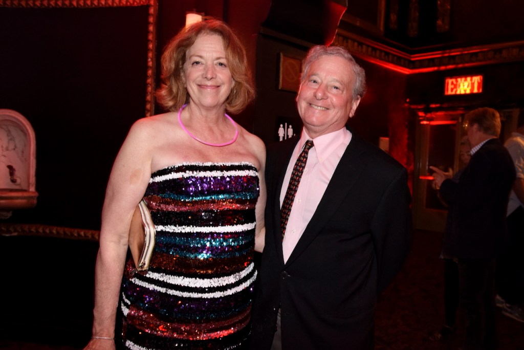 (PHOTO: The Rye Arts Center’s annual benefit Studio 51 on May 15, 2025, raised a record $320,000. Rye Arts Center Board Judith Passannante and State Assemblyman Steve Otis Contributed. Credit: Leslye Smith.)