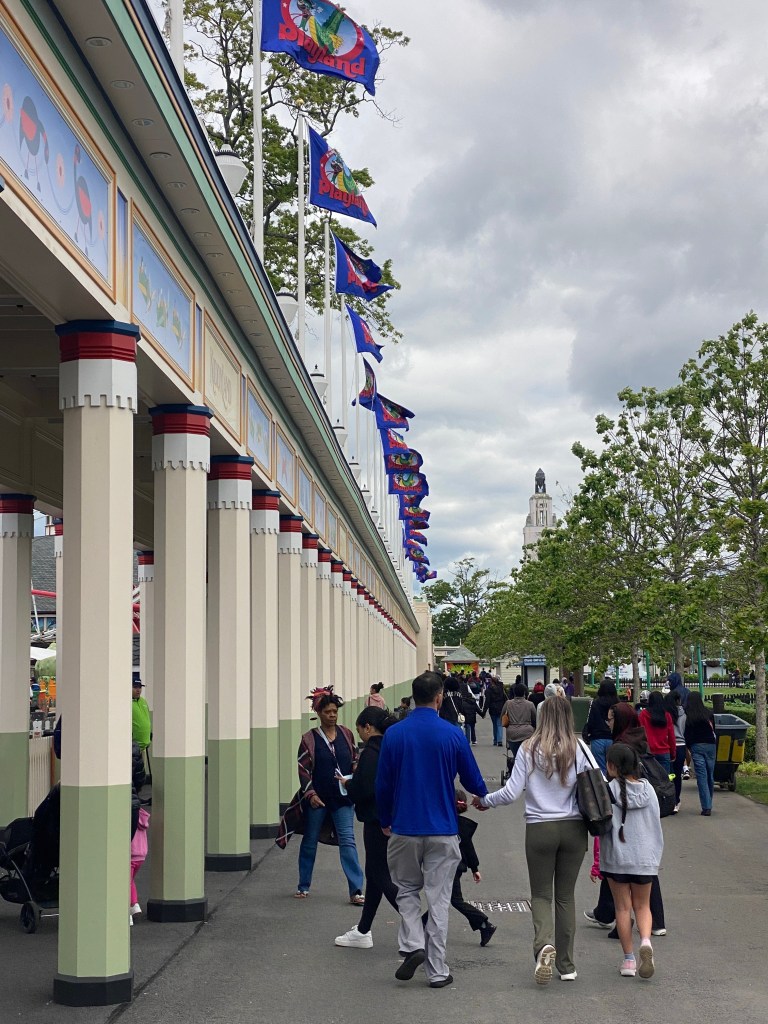 (PHOTO: Opening day for Rye Playland on May 24, 2025.)