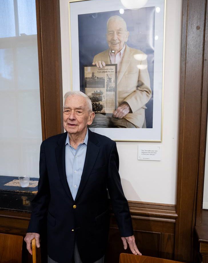 (PHOTO: Marine Corps veteran Jack Savage, featured in The Wisdom Gallery, shared this piece of wisdom for future generations: “You make your own happiness but you have to find your own joy.” Source: Contributed, C&A Digital.)