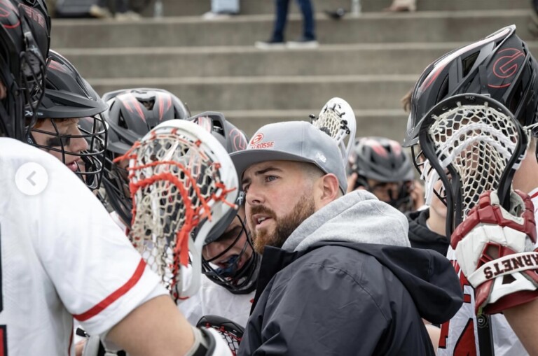 (PHOTO: Rye High School Boys Varsity Lacrosse Head Coach Steve Lennon. He also serves as Modified Boys Soccer (Red) head coach. Contributed. Credit: Mike Smith, MQS.)
