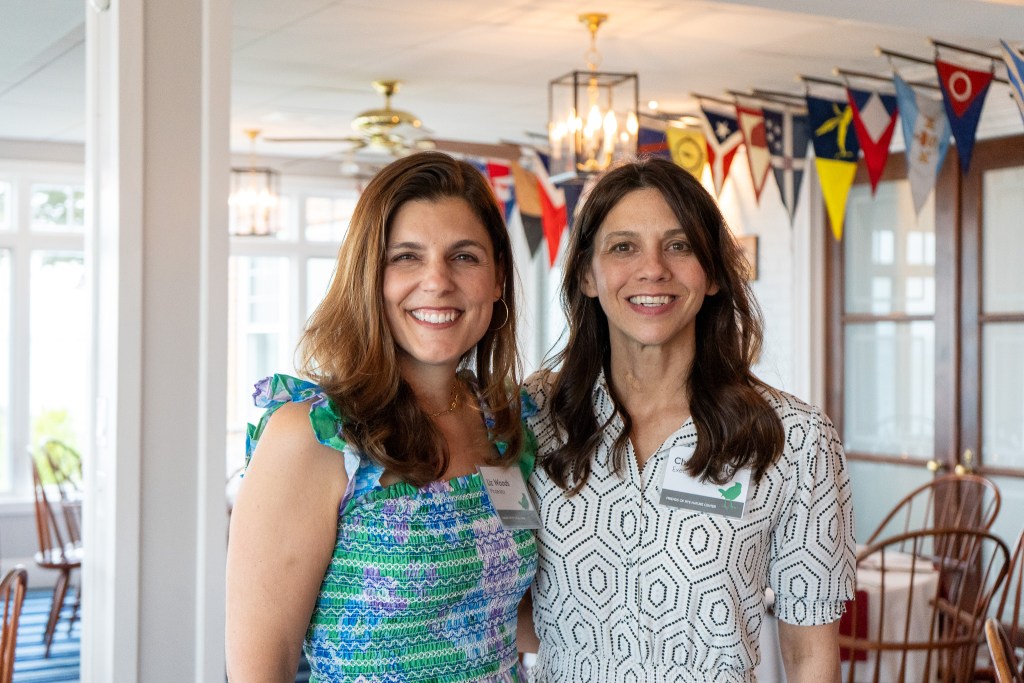 (PHOTO: The Friends of Rye Nature Center (FRNC) raised over $160,000 at its annual Nature Access Fund (NAF) Benefit fundraiser on Friday, May 30, 2025. Liz Woods and FRNC Executive Director Christine Siller. Contributed.)