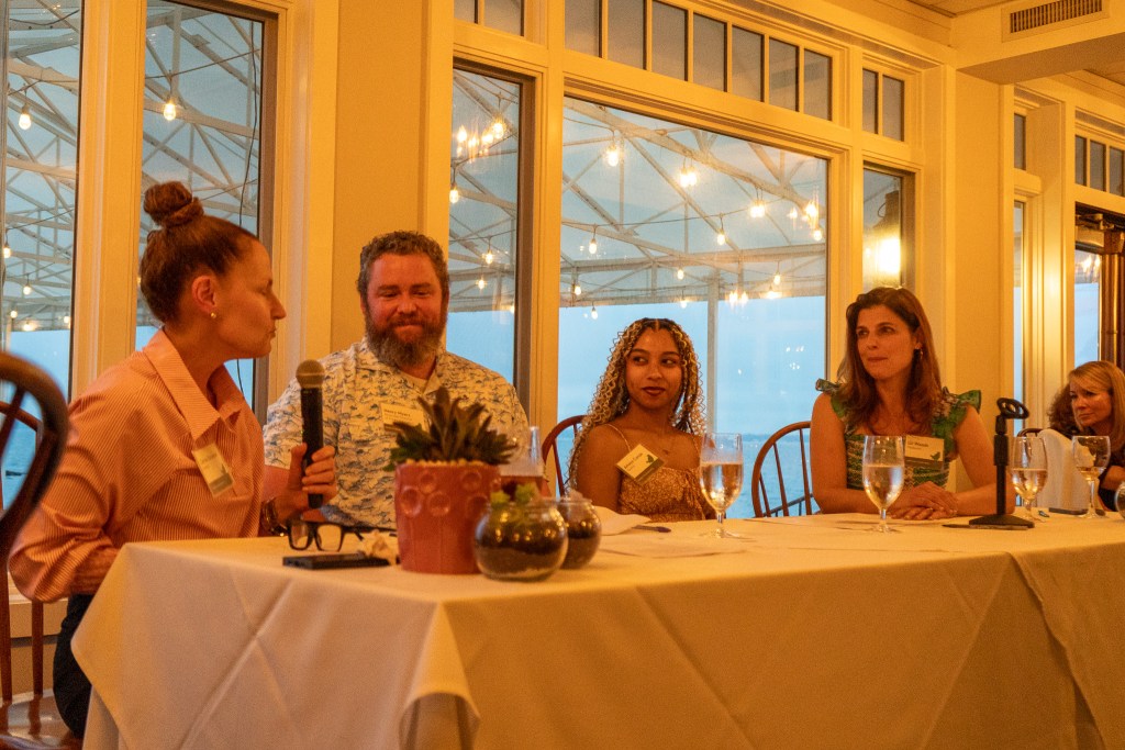 (PHOTO: The Friends of Rye Nature Center (FRNC) raised over $160,000 at its annual Nature Access Fund (NAF) Benefit fundraiser on Friday, May 30, 2025. The evening’s panel discussion. Contributed.)