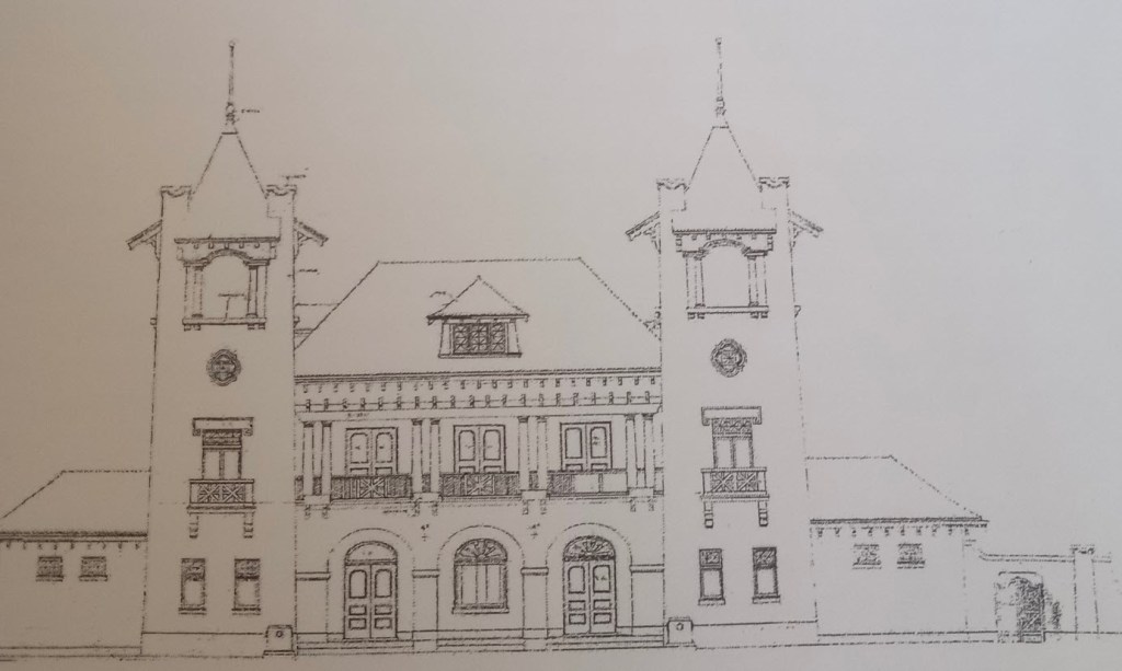 (PHOTO: The grandeur of the Rye Town Park's tower building graced the cover of a 2008 application for the building for listing on the National Register of Historic Places.)