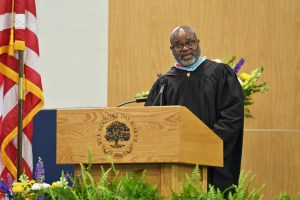 (PHOTO: Rye Country Day School Head of School Randall Dunn at the school's graduation ceremony on June 5, 2025. Contributed.)