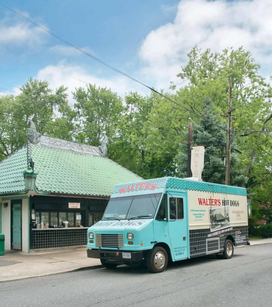 (PHOTO: Water's Hot Dogs stand at 937 Palmer Avenue in Mamaroneck. Contributed. 2025.)