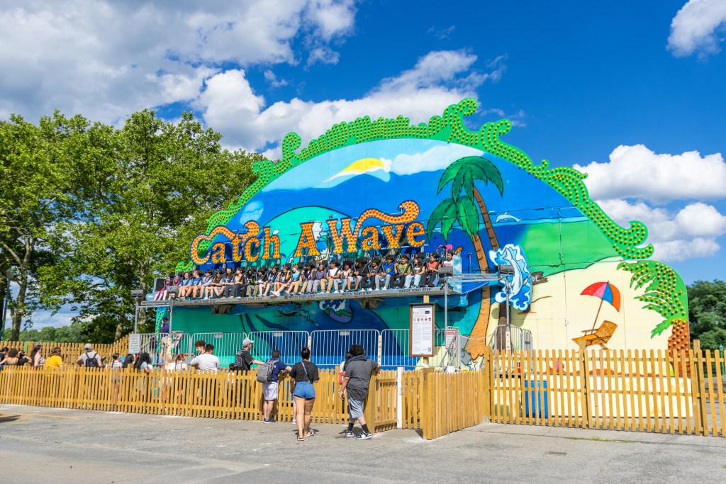 (PHOTO: The Catch A Wave ride at Rye Playland. File photo 2024. Credit: Alex Lee.)