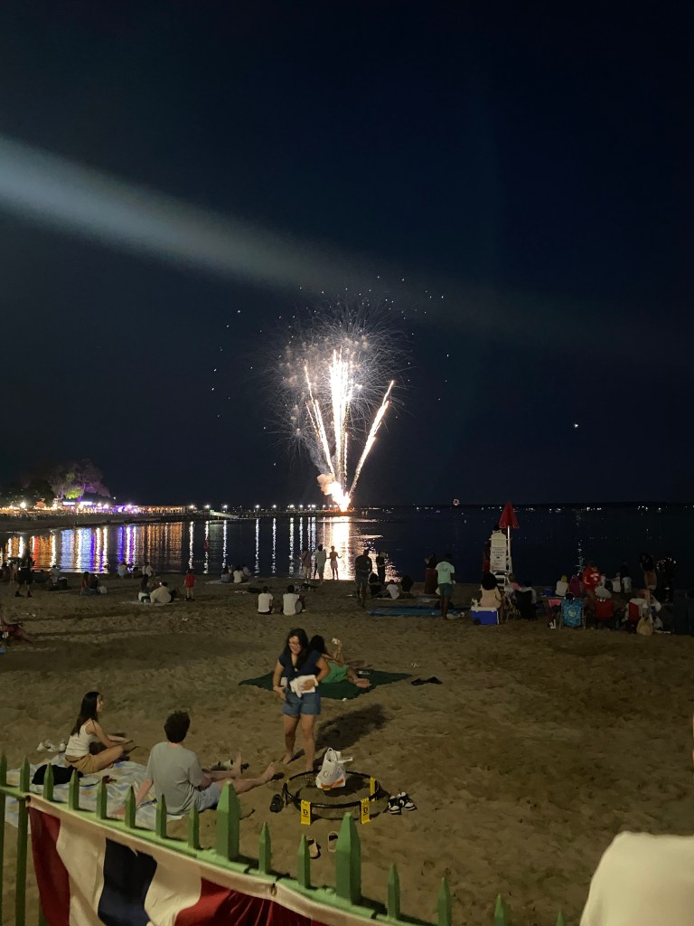 (PHOTO: Fireworks at Rye Playland on July 4, 2025.)