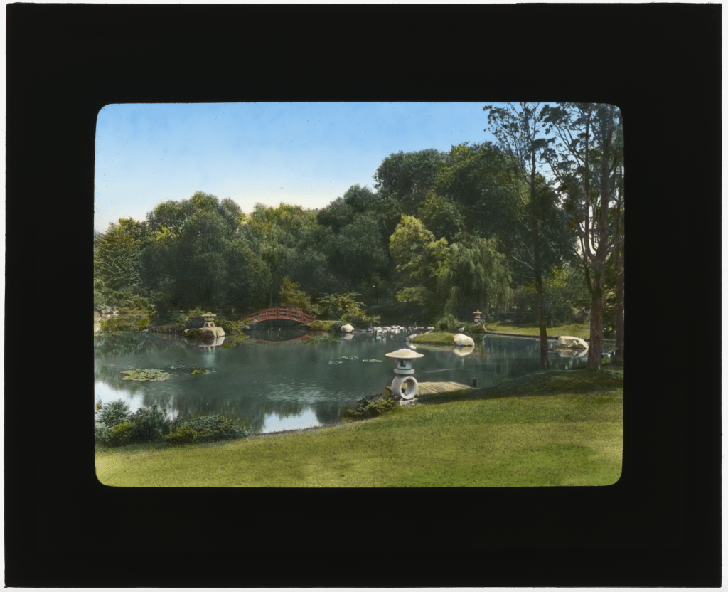 (PHOTO: Landscape done by Mary Rutherfurd Jay in 1915, "Marshfield," George Woodward Wickersham’s house in Cedarhurst, New York. Public Domain via Library of Congress.)
