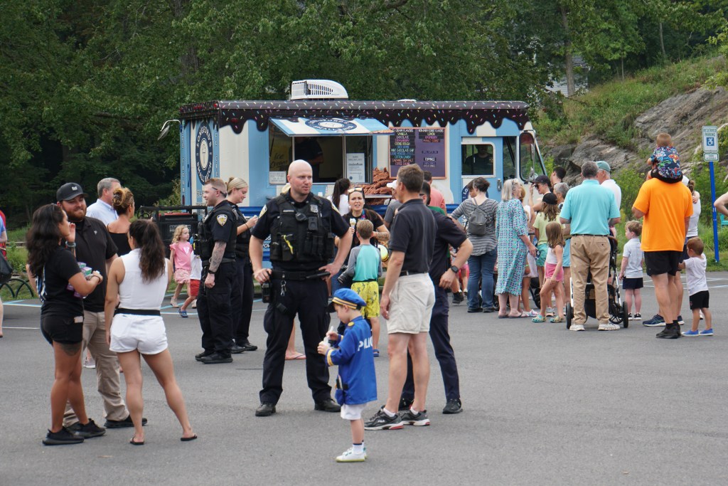 (PHOTO: Rye PD held its third annual National Night Out on August 5, 2025 at Rye Recreation. Credit: Eli Chopra.)