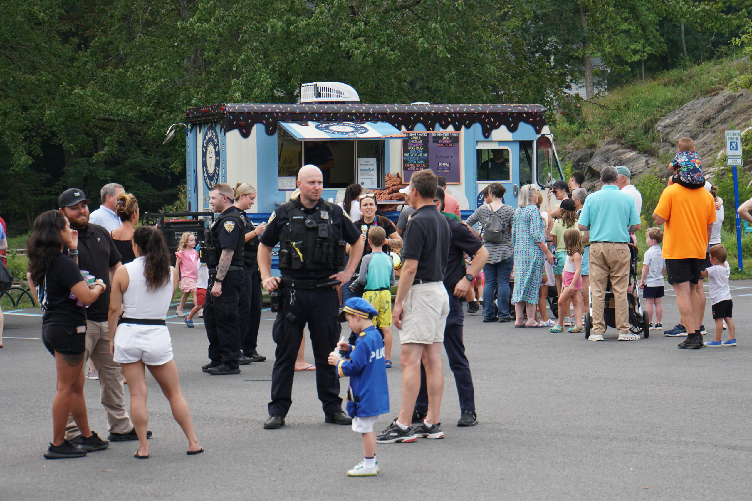 (PHOTO: Rye PD held its third annual National Night Out on August 5, 2025 at Rye Recreation. Credit: Eli Chopra.)