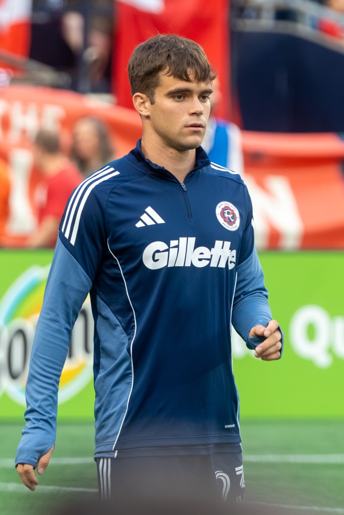 (PHOTO: Will Sands during New England Revolution vs Inter Miami on July 9, 2025. Public Domain.)