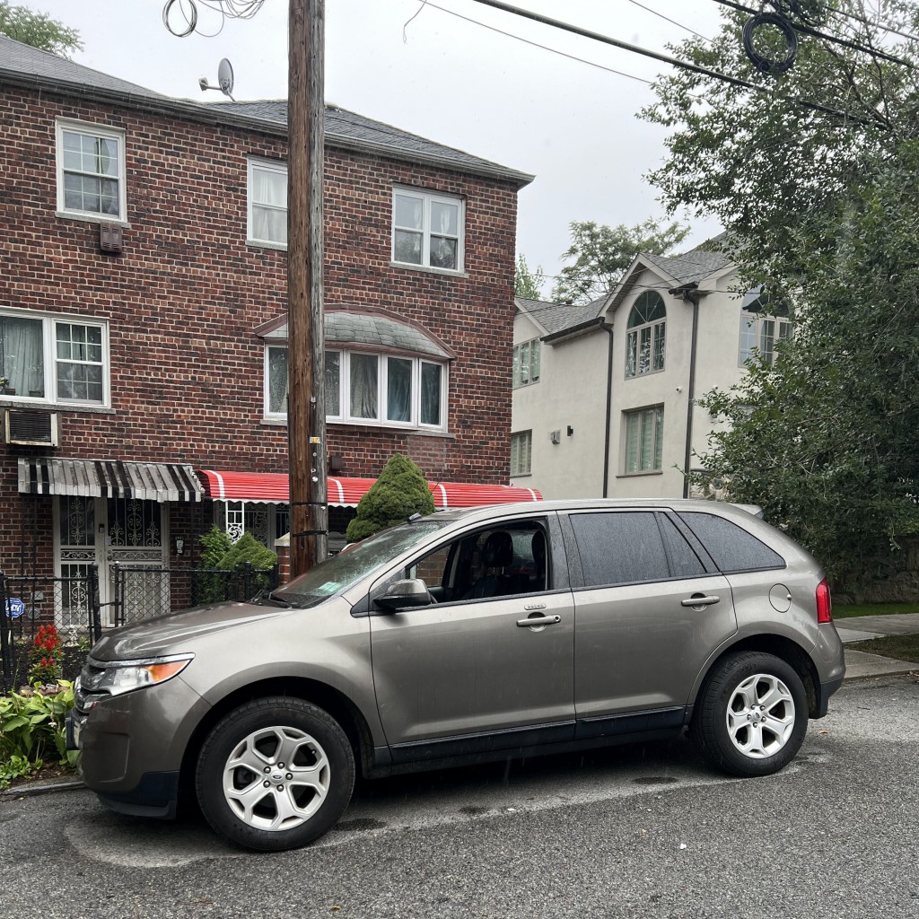 (PHOTO: This Ford Edge was stolen from the Rye Metro North train station on Tuesday, September 9, 2025. It was recovered by the Rye Police the following day in the Bronx. The car had been left in the train parking lot unlocked with the keys inside, making it an easy target. Source: Rye PD.)