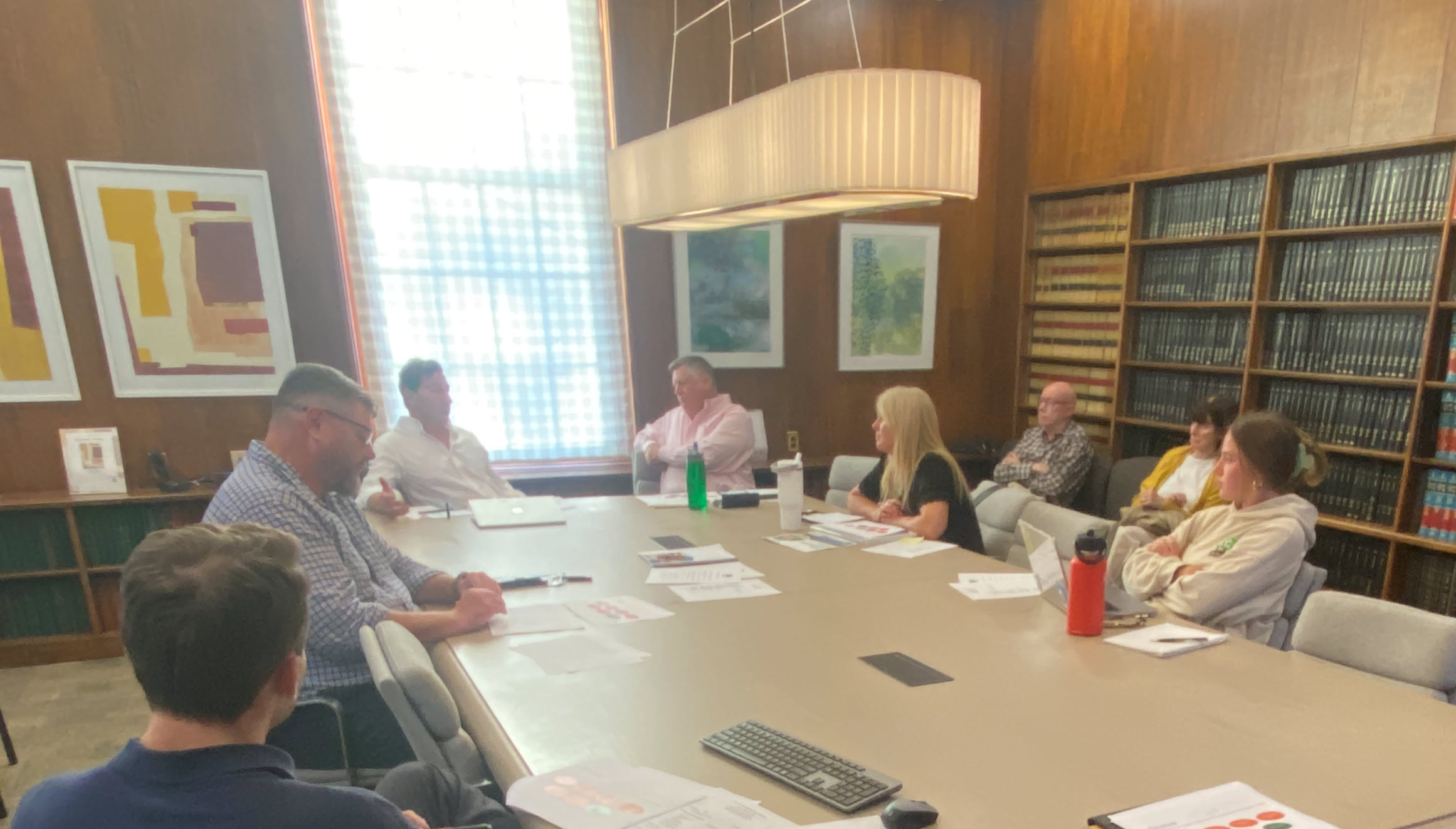 (PHOTO: The City of Rye's Deer Management Committee at its first meeting on August 26, 2025.)