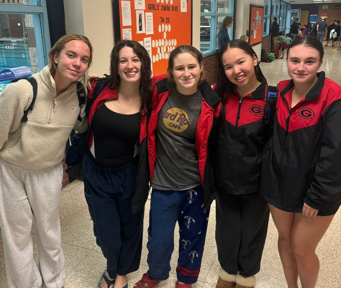 (PHOTO: The 2025 Rye - Rye Neck - Blind Brook Swimming and Diving seniors. Contributed.)