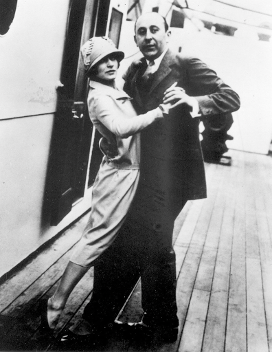 (PHOTO: Arthur Murray and his wife, Kathryn Murray, dancing in 1925. Public Domain.)