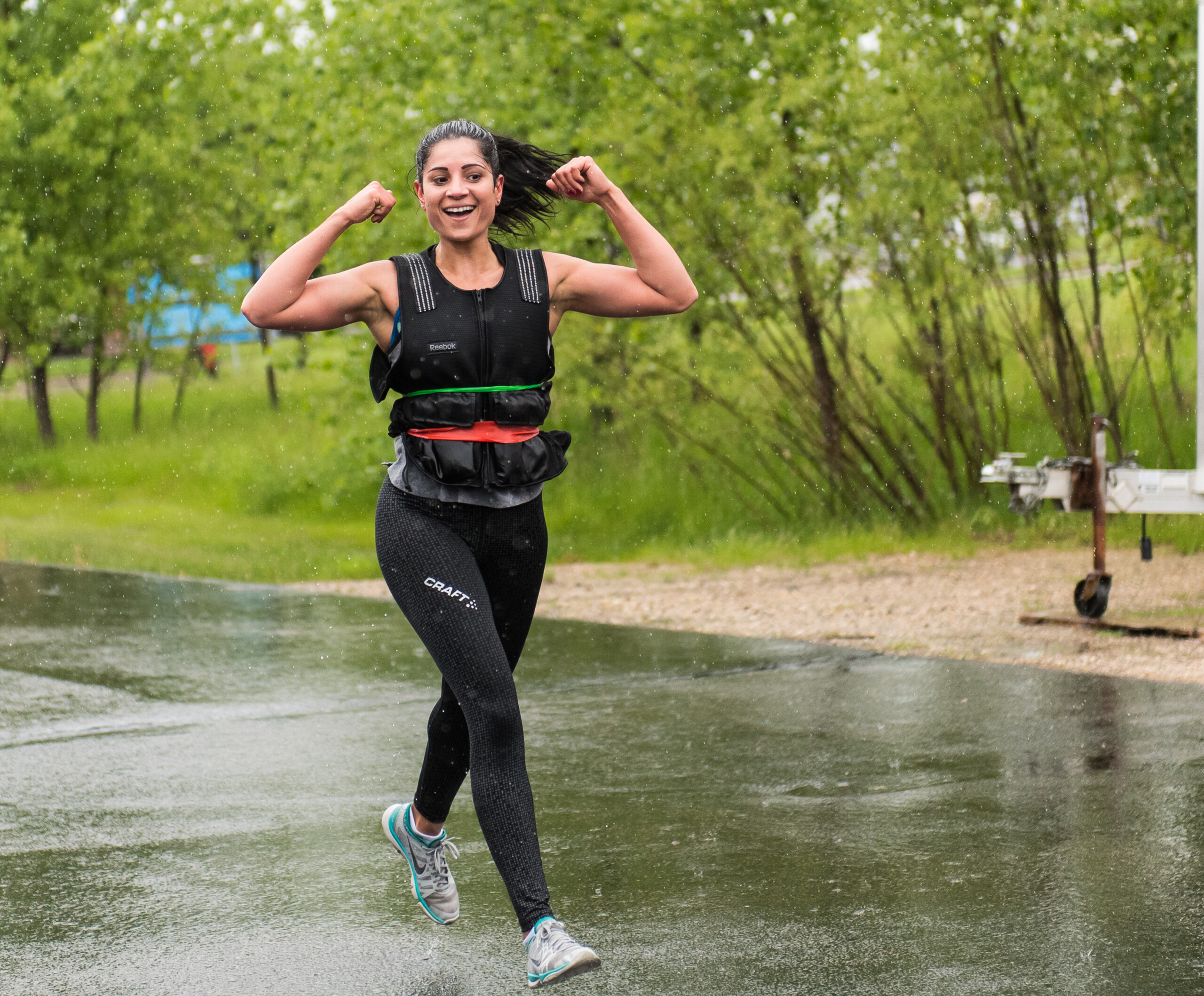 (PHOTO: Runner with a weighted vest. Contributed.)