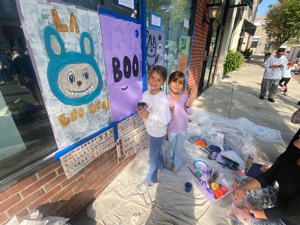 (PHOTO: The 72nd Annual Halloween Window Painting (and second annual parade) on Purchase Street in Downtown Rye, NY on October 19, 2025.)
