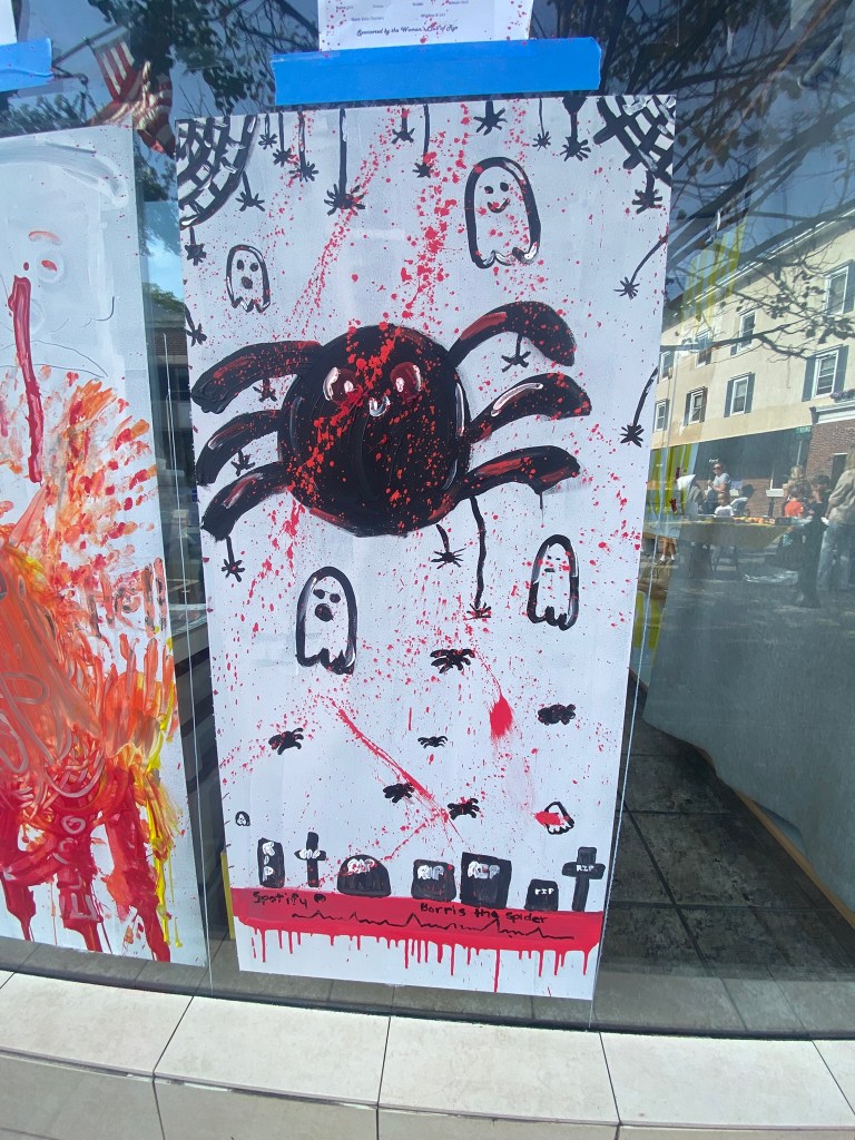 (PHOTO: The 72nd Annual Halloween Window Painting (and second annual parade) on Purchase Street in Downtown Rye, NY on October 19, 2025.)