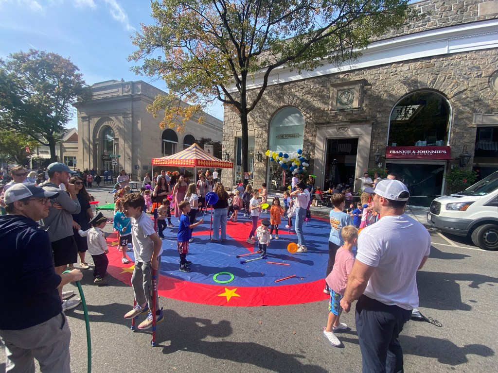 (PHOTO: The 72nd Annual Halloween Window Painting (and second annual parade) on Purchase Street in Downtown Rye, NY on October 19, 2025.)