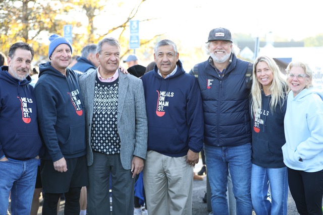 (PHOTO: The 5th Annual Meals on Main Street (MOMS) Fun Run took place on Sunday, October 19, 2025 in Port Chester with over 600 runners. The event raised $200K for food programs. Phil Dorazio (Port Chester Deputy Mayor), Anthony Tirone (Meals On Main Street Board of Directors), George Latimer (New York Congressman), Luis Marino (Port Chester Mayor), Jon Haseltine (Executive Director of Meals On Main Street), Nicole Gibbs (Meals On Main Street Board of Directors), and Shelley Mayer (New York State Senator) Contributed.)