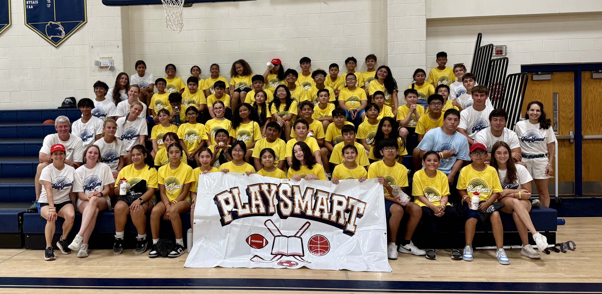 (PHOTO: PlaySmart campers and athletes. Contributed.)