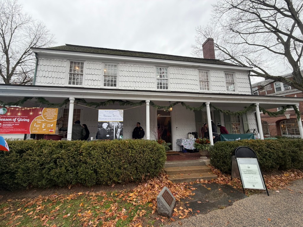 (PHOTO: The Season of Giving celebration at the Square House on November 30, 2025, organized by the Rye Historical Society.)