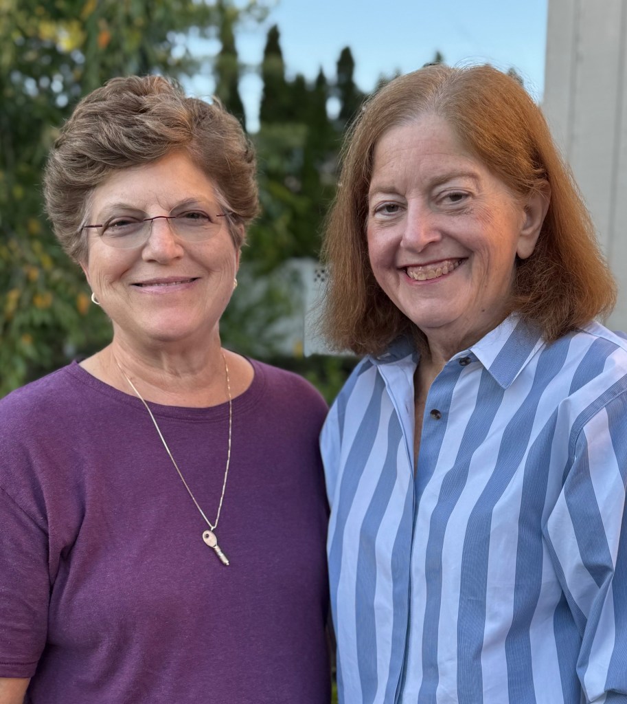 (PHOTO: President Debbie Berger (on the right) with CFO Carin Gendell of Women’s Club of Rye. Contributed.)