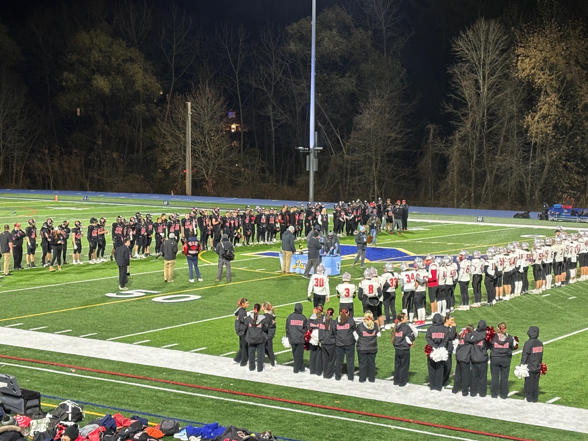 (PHOTO: The 2025 Rye Football Team: Section 1 Class A champions. Contributed.)