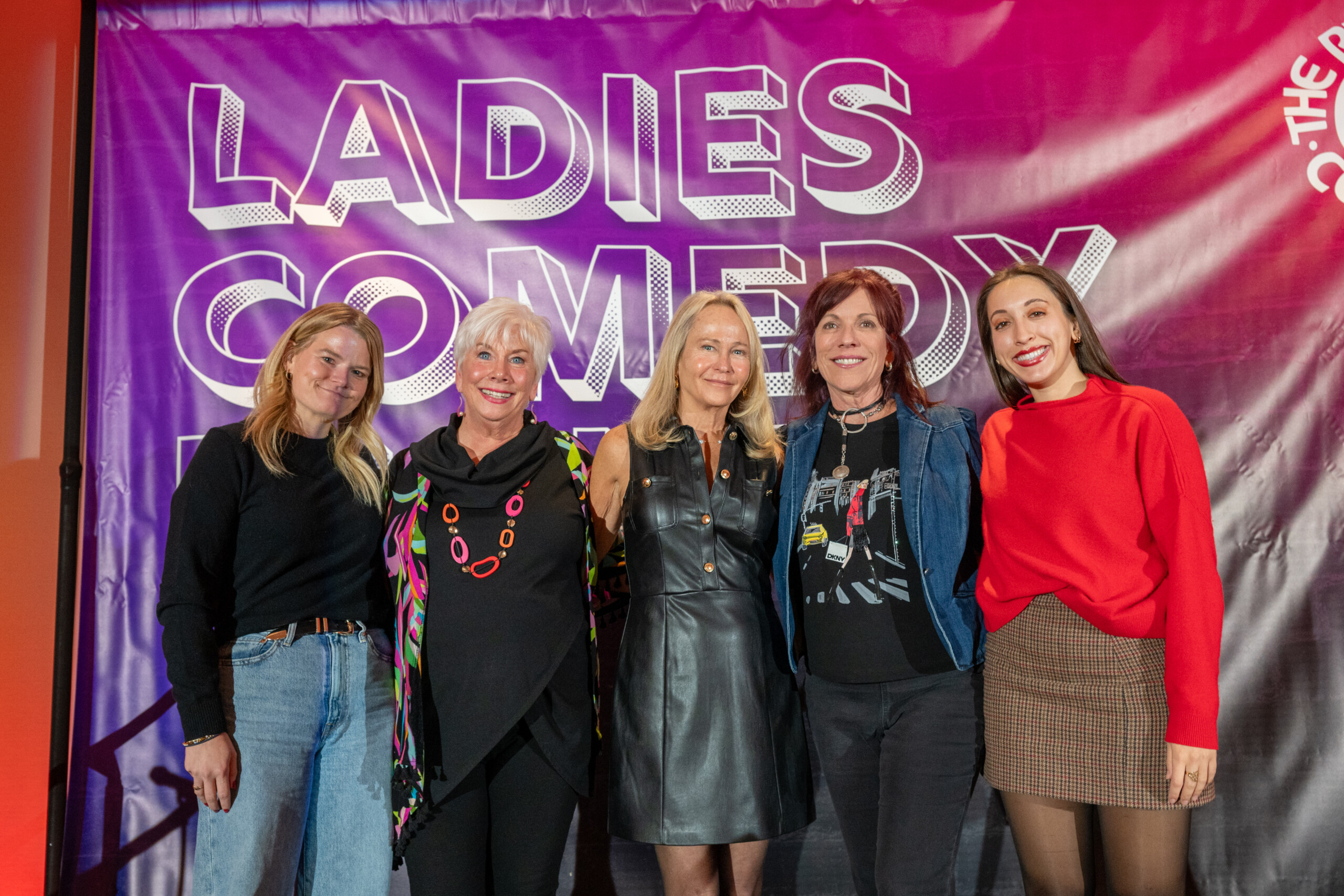 (PHOTO: Rye Arts Center’s Ladies Comedy Night at the Community Synagogue of Rye on November 6, 2025. Credit: Rohanna Mertens)