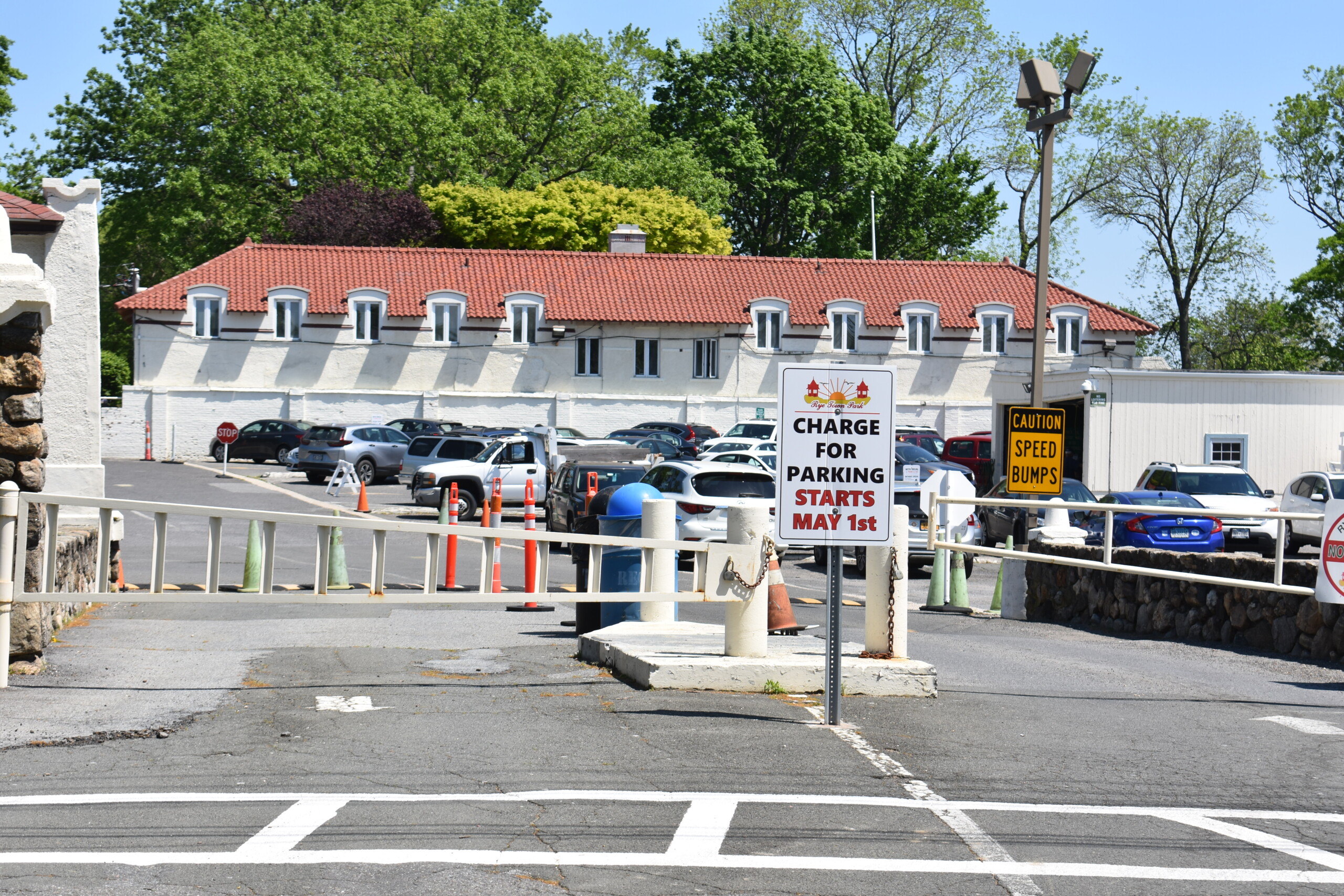 (PHOTO: Rye Town Park (RTP) has secured $8.1 million in funding for sustainability projects in the park. The planned new porous pavement will help slow and filter water before contaminants can reach the Long Island Sound. 2021 file photo. Credit Pei Pei Martin.)