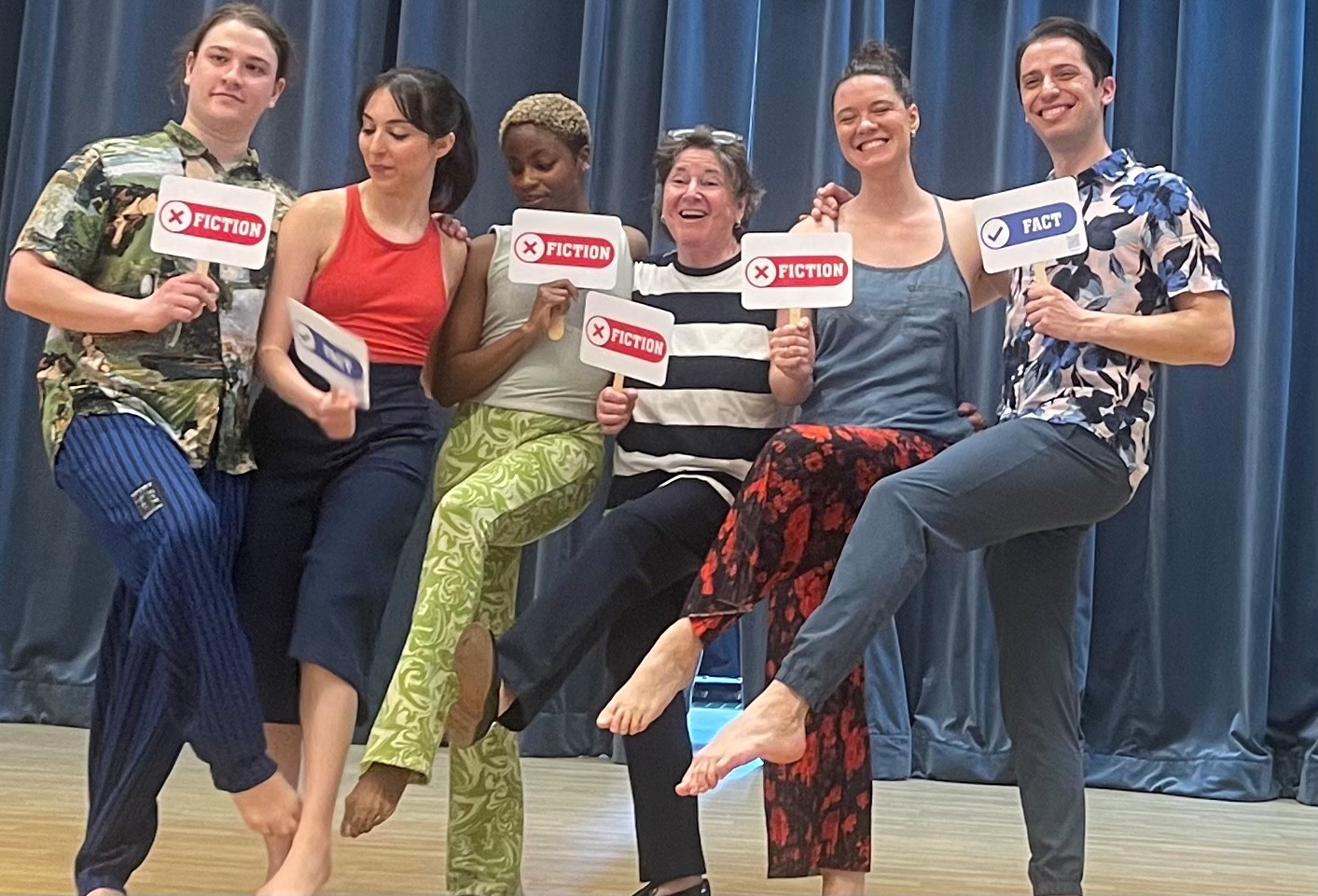 (PHOTO: SPRYE Executive Director Marie Johnson, in the middle, joined the dance troupe that performed at the Osborn in a performance called “Truth or Fiction”. Contributed.)